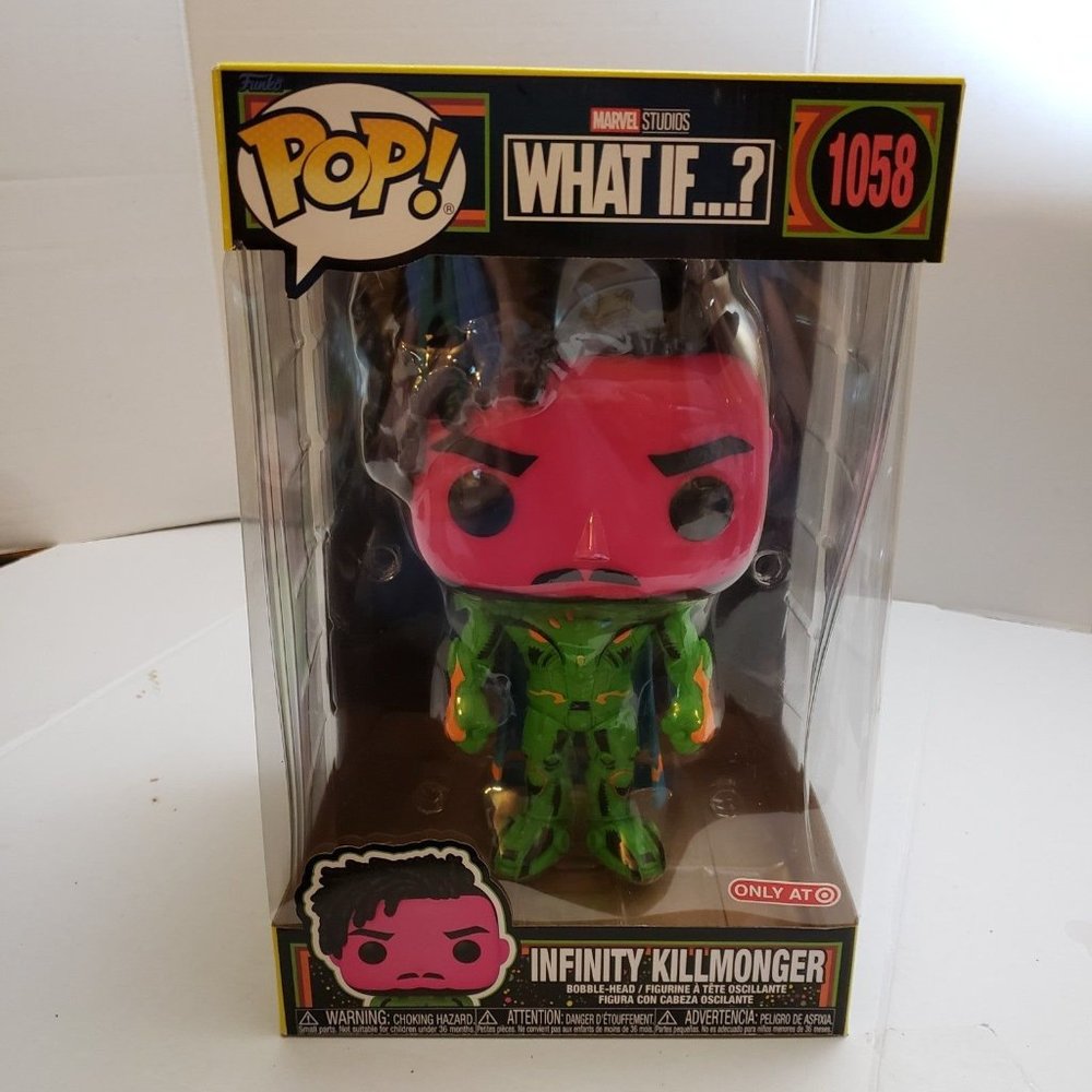 Infinity Killmonger Blacklight Funko LARGE